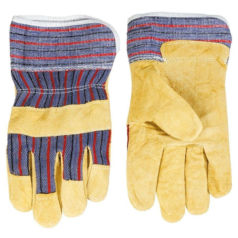 TOPEX HeavyDuty Leather Gloves Hand Protection Safety & Workwear