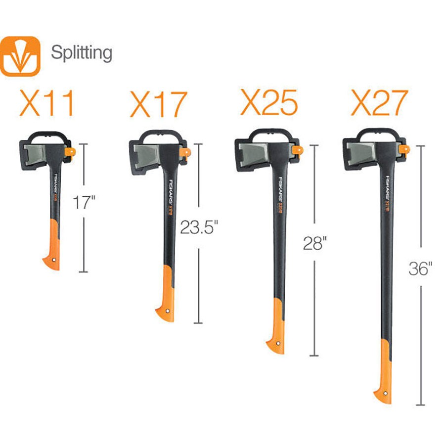 Fiskars FSK122503 X27 Splitting Axe XXL 2.6kg (5.7lb) Axes Garden