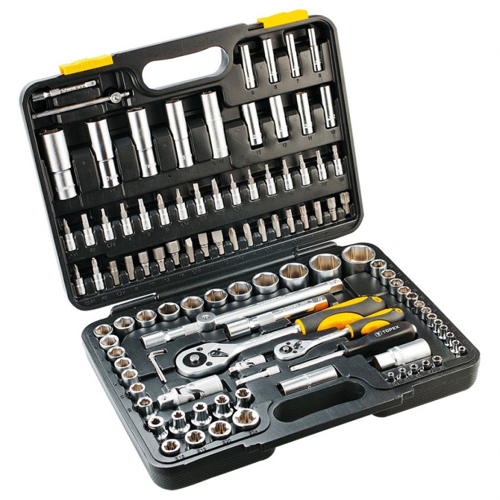 TOPEX Drive Metric Socket Wrench Set 1 4