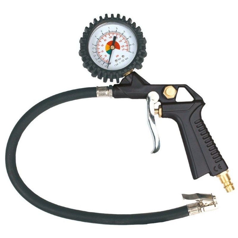 TOPEX Air Inflating Gun With Manometer Air Tools Automotive