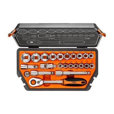 NEO Heavy Duty Drive Metric Socket Wrench Set 1/2 NEO Heavy Duty Drive Metric Socket Wrench Set 1/2