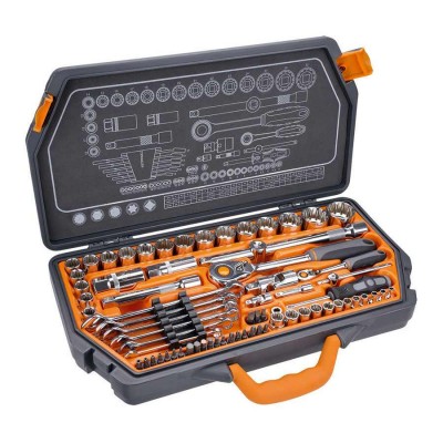 NEO Heavy Duty Drive Metric Socket Wrench Set 1/4