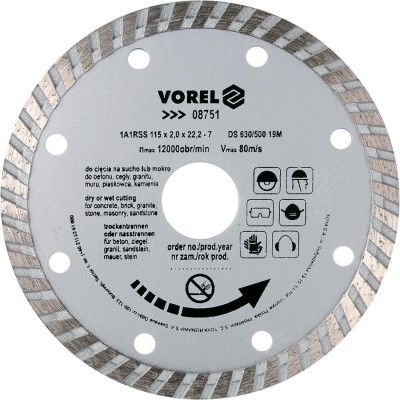 Vorel Turbo Diamond Disc 115mm 