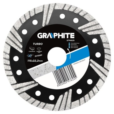 Graphite Diamond disc 115mm, Turbo For Stone