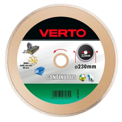 Verto Diamond disc, Continuous Rim Blade 230mm 