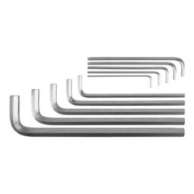 YATO Extra Long Hex Key Set 3-17mm, 10 pcs