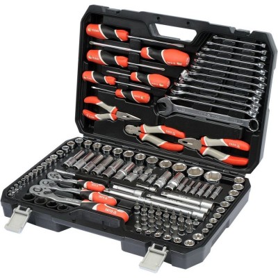 YATO Ratchet Screwdriver Socket Pliers Set 1/4