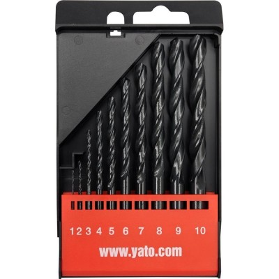 YATO Hss Metal Drill Bit Set 10 pc