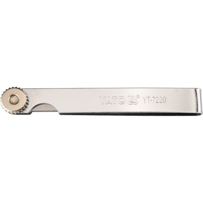 YATO Metric Feeler Gauge 100 mm (Pack of 17)