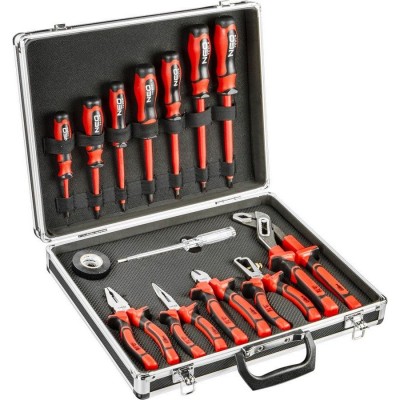 NEO Insulated Screwdriver And Plier Tool Set 13pc