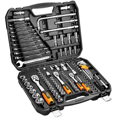 NEO Drive Metric Socket Wrench Set 1/4