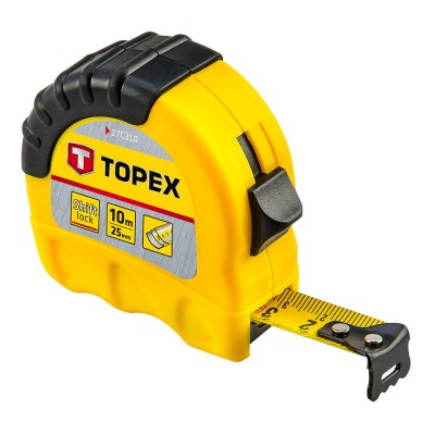 TOPEX 10m/32ft x 25mm Double Sided Tape Measure