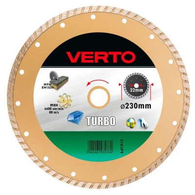 Verto Turbo Diamond Disc 230mm 