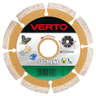 Verto Segmented diamond blade 125mm 