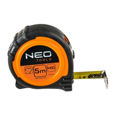 NEO 5m/16ft x 25mm Double Sided Tape Measure (67-115)