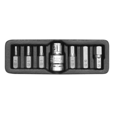 YATO HEX SCREWDRIVER BIT SET 1/2'' 7PC