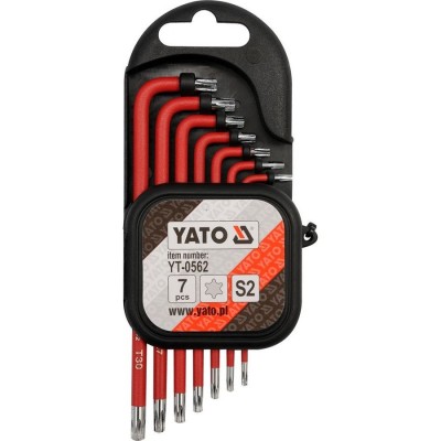 YATO Torx Key Set T9-T30 7 pcs (YT-0562)