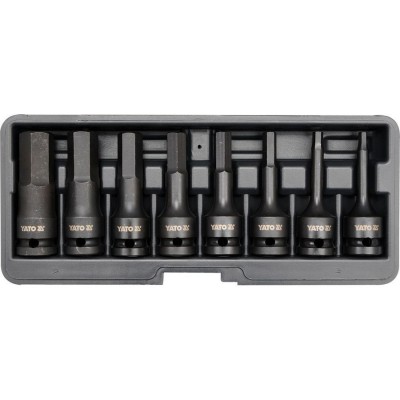 YATO Impact Hex Bit Socket Set 1/2