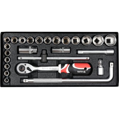 YATO Professional Ratchet Socket Set 1/2