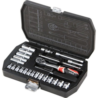 YATO Professional Ratchet Socket Set 1/4