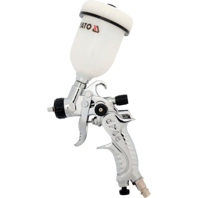 YATO HVLP GRAVITY FEED SPRAY GUN WITH CUP  (0.8MM & 100ML)