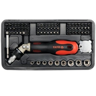 YATO RATCHET SCREWDRIVER SET 75PC