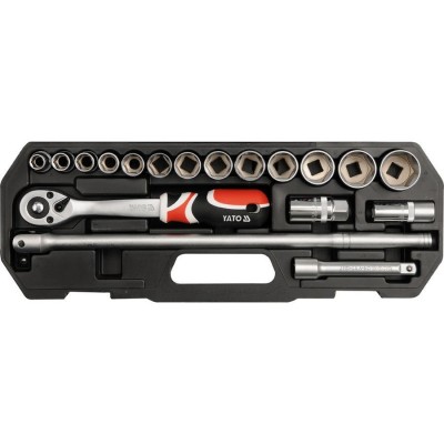 YATO Professional Ratchet Socket Set 1/2