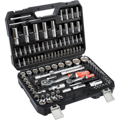 YATO Professional Ratchet Socket Set 1/4