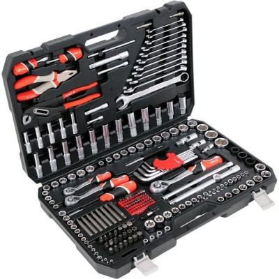 New NEO Tools 219Pcs 90T Ratchet Socket Set 1/2, 1/4, 3/8 (Neo 10-076)