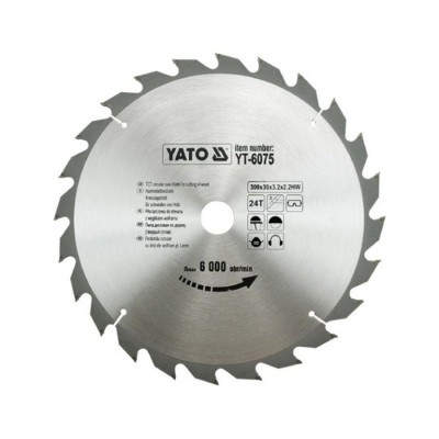 YATO TCT Wood Cutting Circular Saw Blade 300mm x 30mm x 24 Teeth